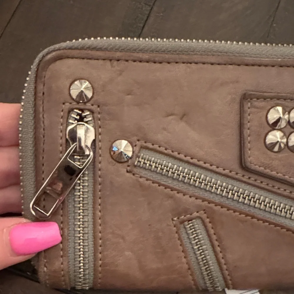Rebecca Minkoff Taupe Leather Wallet